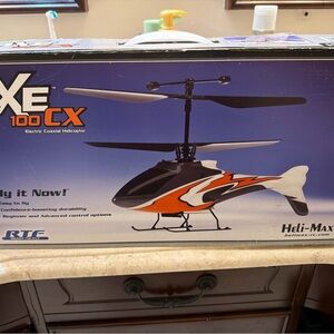 Like new Heli-Max Axe 100 CX RTF Coaxial Helicopter